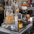 Load image into Gallery viewer, 6-Piece Witch’s Apothecary Jar Set OOAK Halloween Potion Bottles with Poison & Bat Wings
