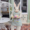 Load image into Gallery viewer, Pair Pink & Yellow Easter Teacups with Whipped Cream & Jelly Beans Paris Miniatures
