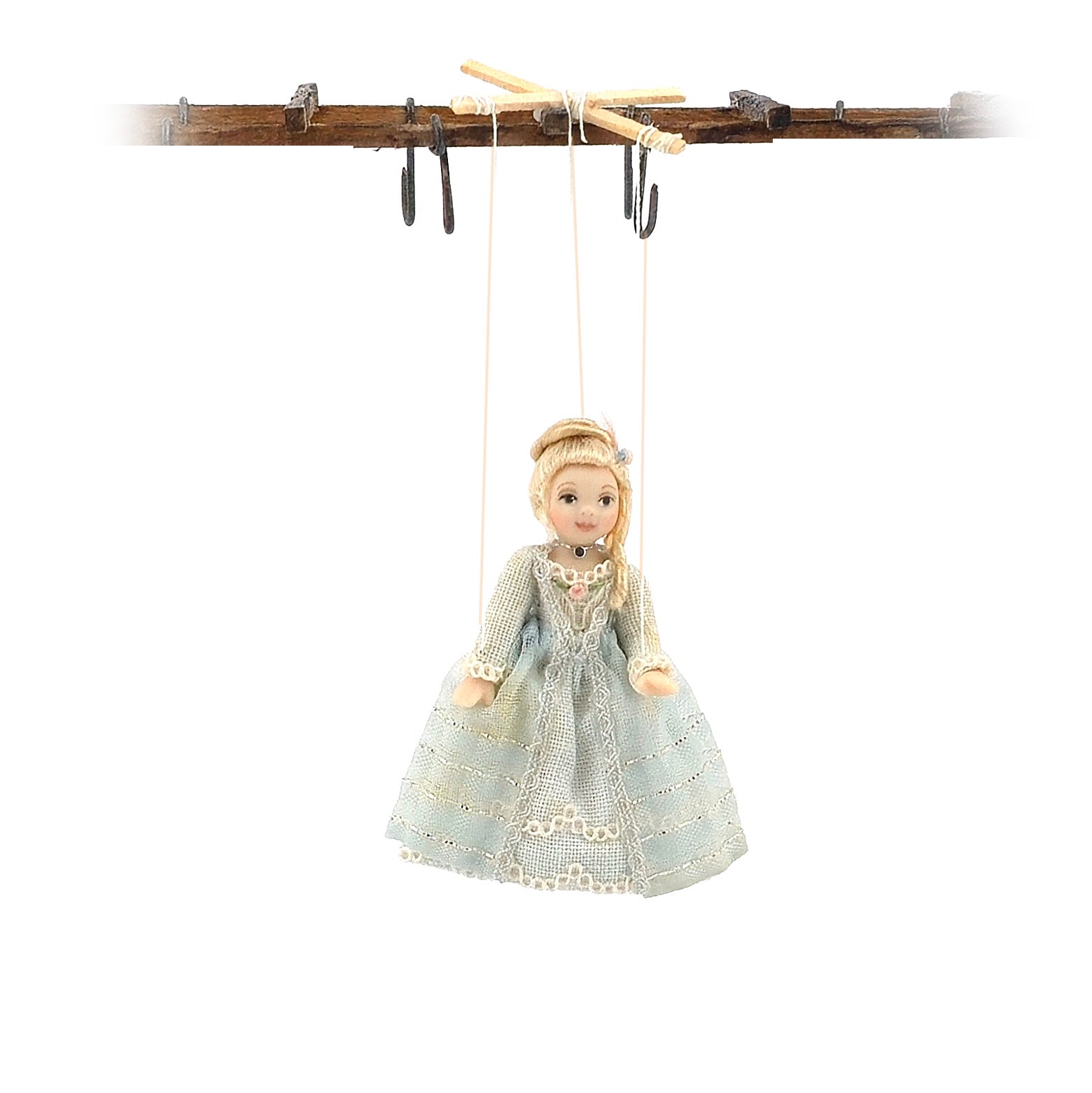 Storybook Cinderella Marionette Puppet Doll by Loretta Kasza 1:12