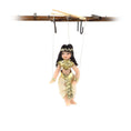 Load image into Gallery viewer, Storybook Cleopatra Egyptian Princess Marionette Puppet by Loretta Kasza
