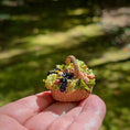 Load image into Gallery viewer, Gosia Suchodolska IGMA Artisan Miniature Harvest Fig & Fruit Basket Exclusive
