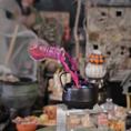 Load image into Gallery viewer, Magical Potion in Cauldron with Pink Poison Hand Sculpted OOAK Whimsical Halloween Miniature
