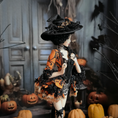 Load image into Gallery viewer, Halloween Witch One-of-a-Kind Porcelain Doll by Dana Burton for Magpie Miniatures
