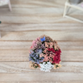 Load image into Gallery viewer, Colorful Flowering Hydrangea Plant in Terracotta Planter with Butterfly Realistic
