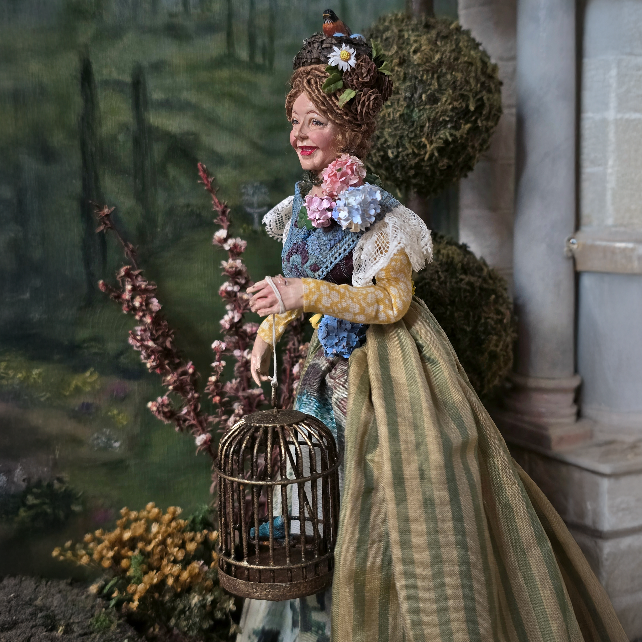 Briar Blossom Mother Nature Original Marcia Backstrom Sculpted Dollhouse Doll