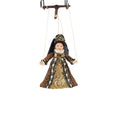Load image into Gallery viewer, Debbie Dixon-Paver Tudor Lady Marionette Puppet Brown & Gold Gown 1:12
