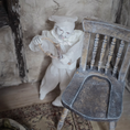Load image into Gallery viewer, Edwardian Boy Ghost Doll OOAK Haunted Miniature Child with Slingshot & Chair by Pat Benedict
