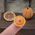 Load image into Gallery viewer, Pumpkin & Pecan Pie Pair Vintage Artisan Hand Sculpted Fall Miniature Desserts
