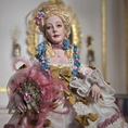 Load image into Gallery viewer, Lady Pompadour Blonde 17th C. Doll Original Marcia Backstrom Sculpted Clay
