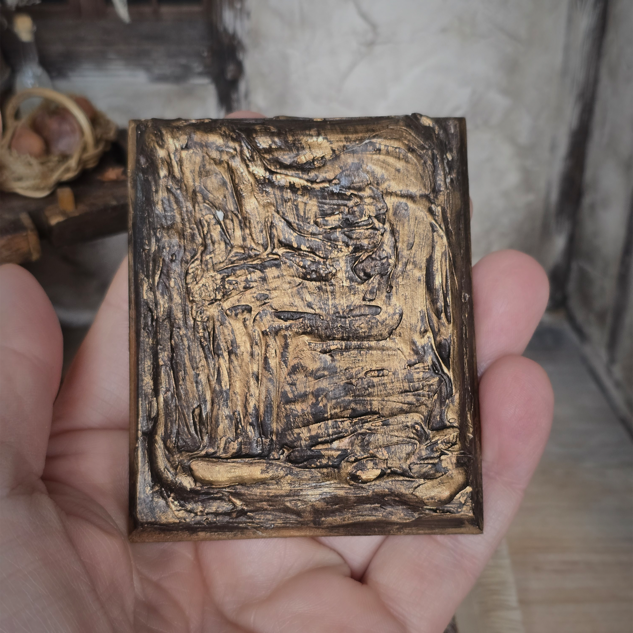 Professor Severus Snape Framed Print Distressed Aged Carved Frame