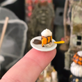 Load image into Gallery viewer, Halloween Autumn Cake & Pumpkin Cheesecake with Plated Slice Miniature Dessert Display

