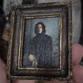 Load image into Gallery viewer, Professor Severus Snape Framed Print Distressed Aged Carved Frame
