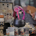 Load image into Gallery viewer, Magical Potion in Cauldron with Pink Poison Hand Sculpted OOAK Whimsical Halloween Miniature
