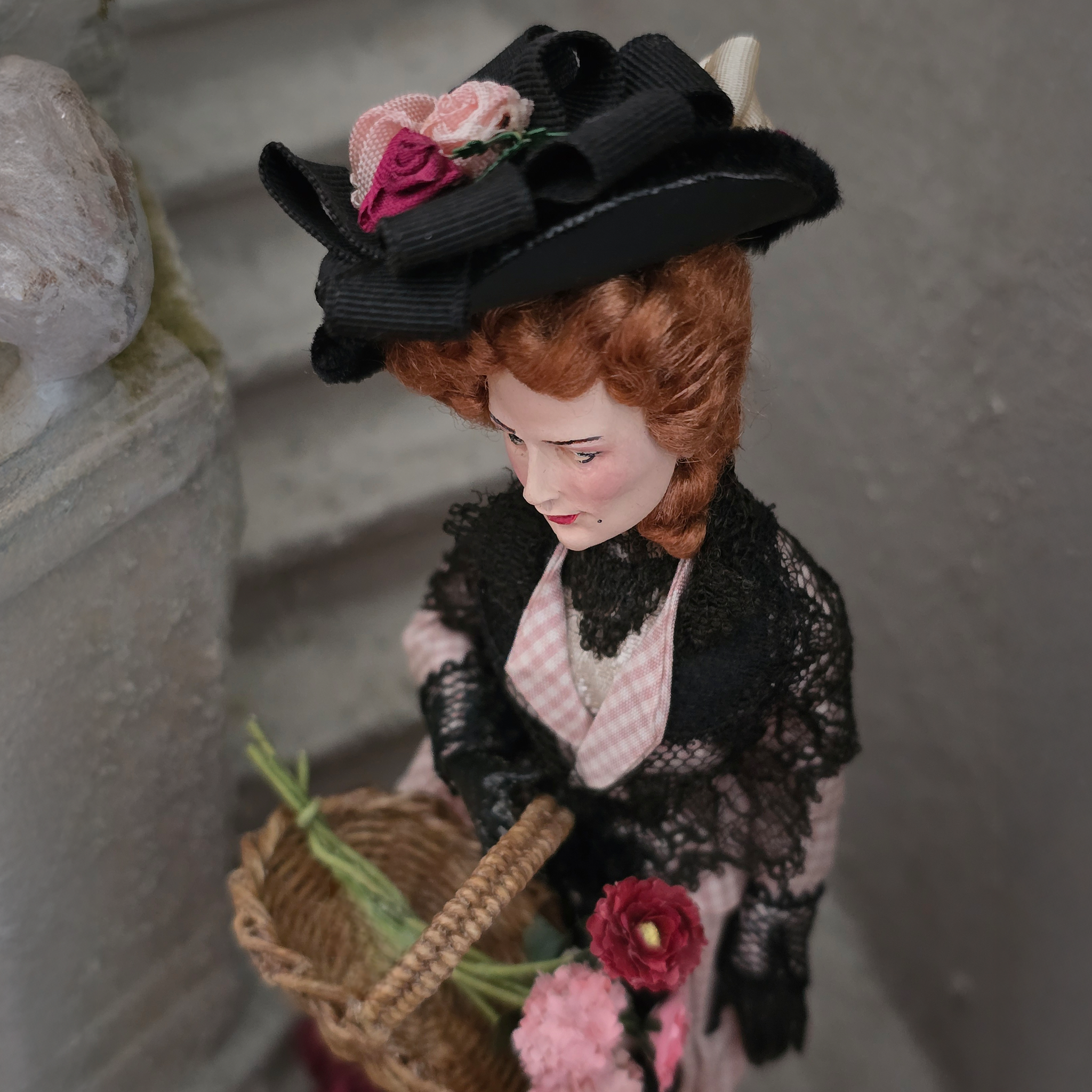 Miss Claire Victorian Lady in Pink Original Marcia Backstrom Dollhouse Doll 1998