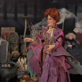 Load image into Gallery viewer, Vintage Miniature Character Doll OOAK Winifred Sanderson Doll Silk Gown Sculpted Clay
