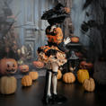 Load image into Gallery viewer, Halloween Witch One-of-a-Kind Porcelain Doll by Dana Burton for Magpie Miniatures
