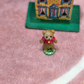 Load image into Gallery viewer, Artisan Hand-Sculpted Storybook Toy Teddy Bear Dollhouse Shelf Sitter
