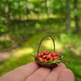 Load image into Gallery viewer, Gosia Suchodolska IGMA Artisan Miniature Apple Harvest Basket Exclusive
