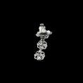 Load image into Gallery viewer, Dimitri Shevchenko Sterling Silver Baroque Candelabra Dollhouse Miniature
