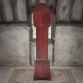 Load image into Gallery viewer, Wizard’s Grandfather Clock Hand-Carved Wood with Painted Halloween Motifs, Signed

