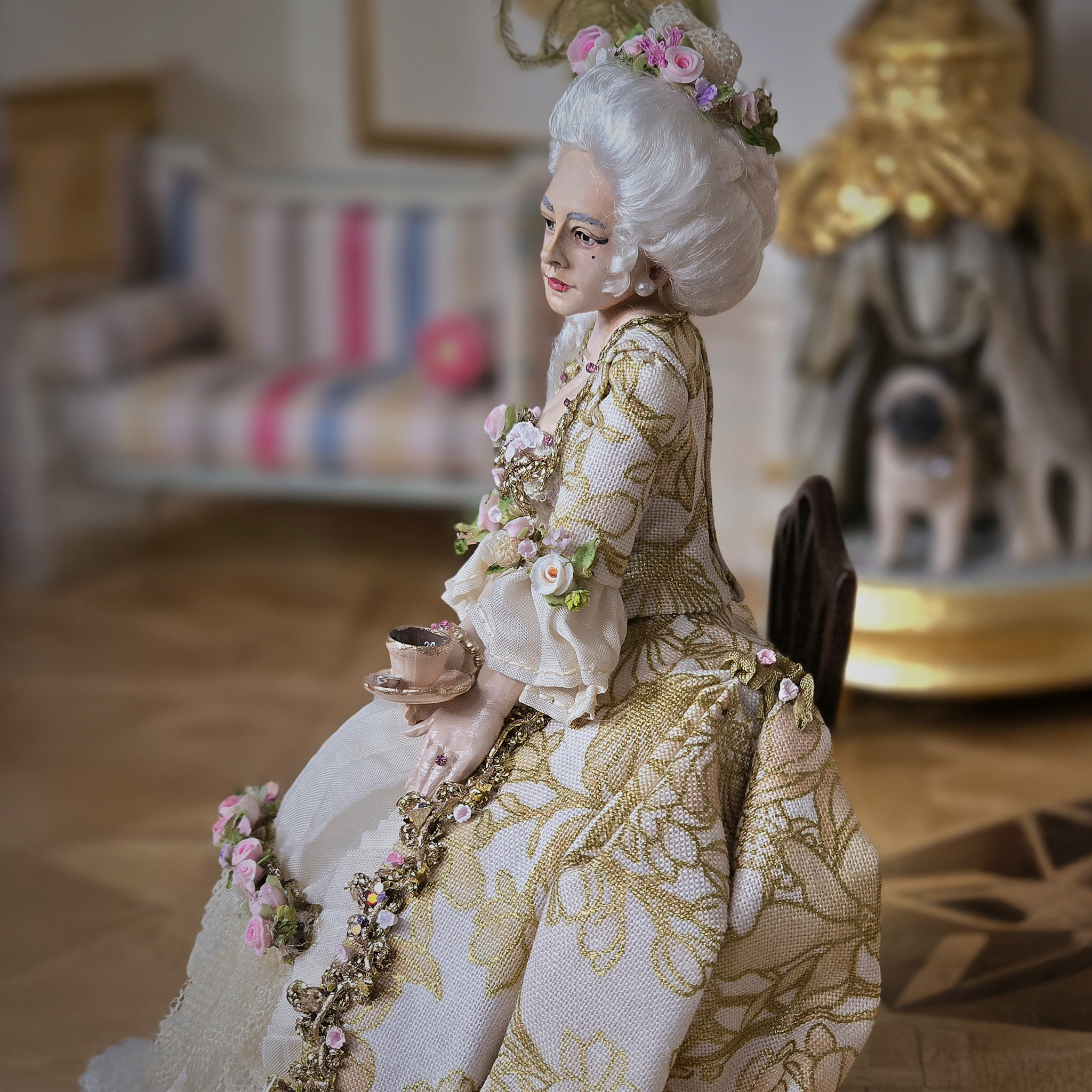 Lady Sophia Original Sculpted Clay Dollhouse Doll Marcia Backstrom Dana Burton