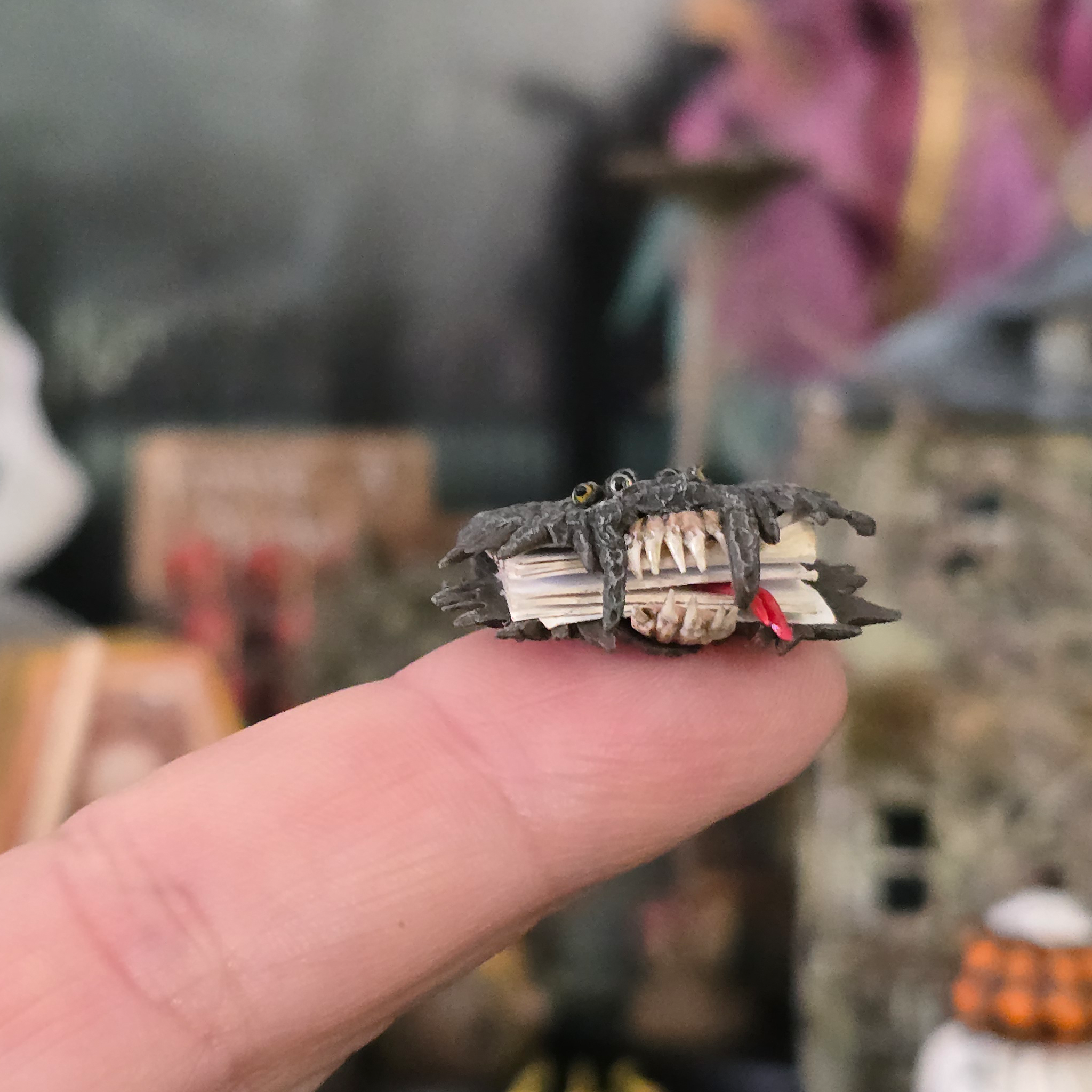 Vintage Artisan Miniature Dollhouse Georgia Marfels Harry Potter Monster Book