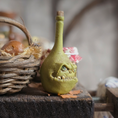 Load image into Gallery viewer, Green Enchanted Potion Poison Bottle Apothecary – OOAK Creepy Miniature by Georgia Marfels
