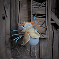 Load image into Gallery viewer, Anthropomorphic Spider Character Signed OOAK Vintage Miniature Dollhouse Art Doll

