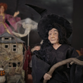 Load image into Gallery viewer, Kind Witch by Marcia Backstrom & Falcon Miniatures Resin Halloween Character Lady Doll
