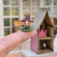 Load image into Gallery viewer, Artisan Mother Goose Teddy Bear Sculpture Dollhouse Shelf Sitter Toy
