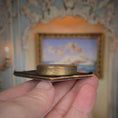Load image into Gallery viewer, Enamel Hand Painted Viennese Enamel Mantel Clock Georgian Lovers Scene
