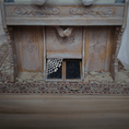 Load image into Gallery viewer, Singing Ghost Woman OOAK Haunted Miniature Lady Doll & Organ Scene by Pat Benedict
