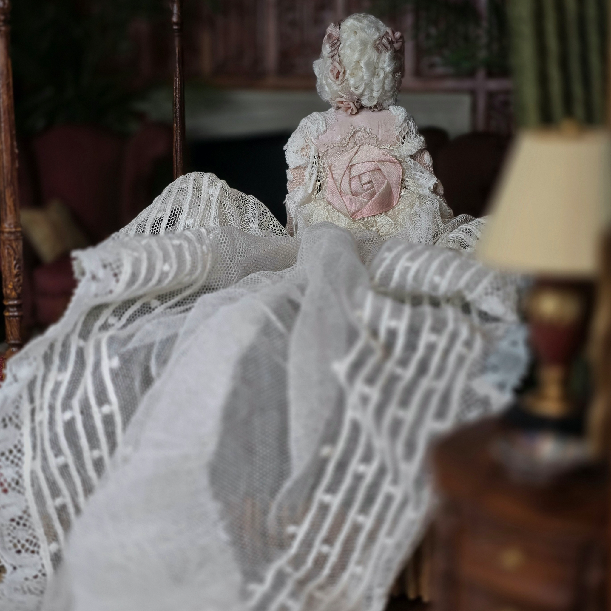 Aging Star Dolly Darling Original Marcia Backstrom Sculpted Clay Dollhouse Doll