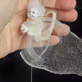 Load image into Gallery viewer, Floating Victorian Ghost Child #2 OOAK Doll Haunted Miniature by Pat Benedict
