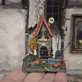 Load image into Gallery viewer, 1:12 Halloween Spooky Fall Witch's Haunted House Dollhouse for Miniature Scenes

