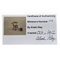 Load image into Gallery viewer, Aleah Klay Housekeeping Mouse with Vacuum OOAK 2012
