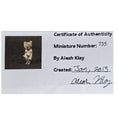 Load image into Gallery viewer, Aleah Klay Marilyn-Inspired Mouse in White Dress OOAK Miniature 2013
