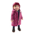 Load image into Gallery viewer, Catherine Muniere French Clay Little Girl with Spring Raincoat OOAK Doll
