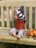 Load image into Gallery viewer, RARE Yawning Sleepy Baby Boy Dollhouse Doll Germany Angelika Mannersdorfer, zoom in 
