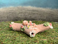 Load image into Gallery viewer, VERY RARE Maree Massey Baby in Tree Dollhouse Doll Porcelain Diorama, right side view
