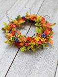 Load image into Gallery viewer, Gosia Suchodolska IGMA Artisan Miniature Spectacular Fall Wreath Magpie Exclusive
