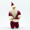Load image into Gallery viewer, Traditional Santa Claus Doll with a long white beard on a white background
