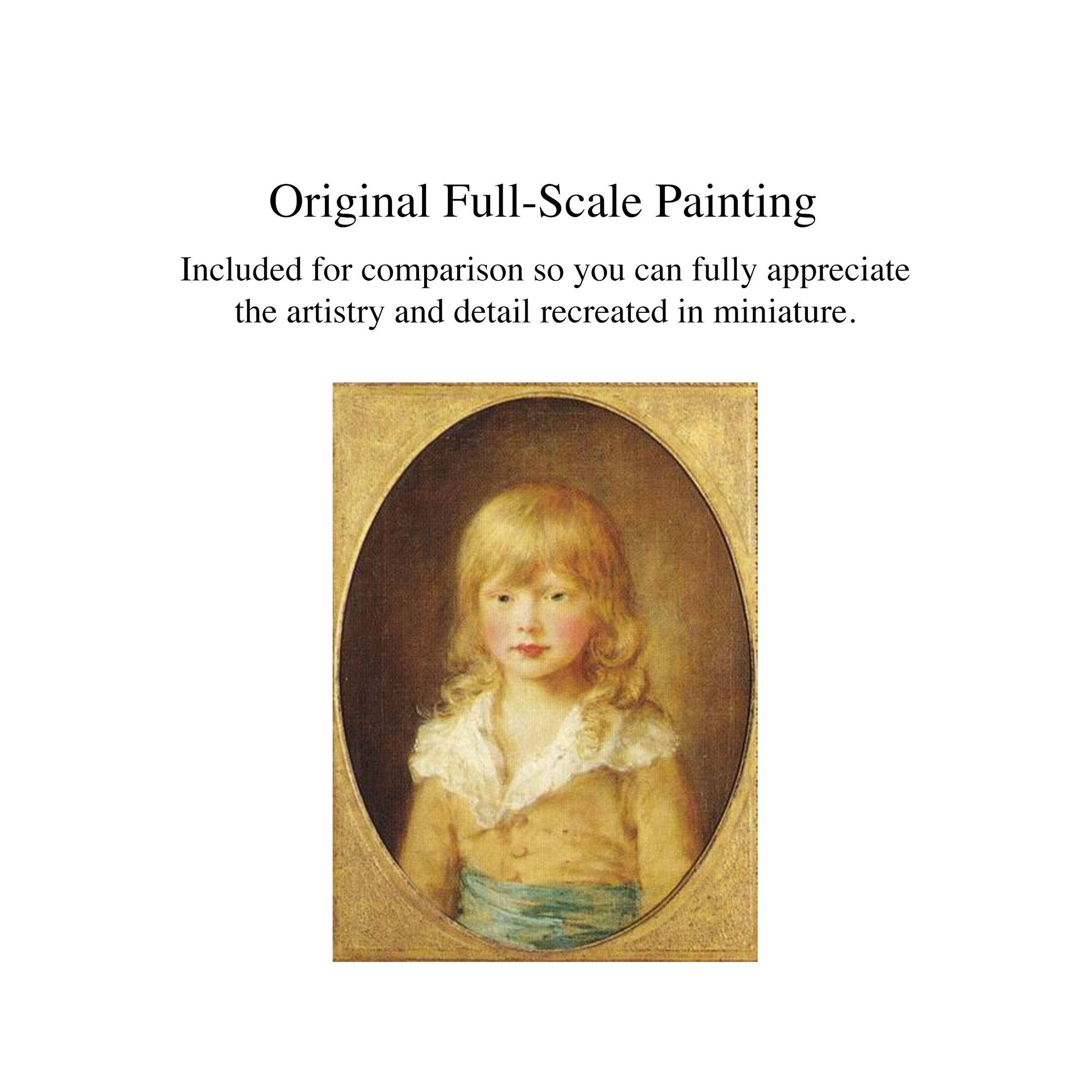 John M. Boyd 2007 "Prince Octavius" after Thomas Gainsborough Oil Painting