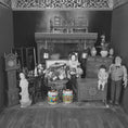 Load image into Gallery viewer, Hand Painted Gilt Chinese Porcelain Chinoiserie Drum Garden Stools Seats
