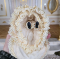 Load image into Gallery viewer, Underside of Stacy Hoffman doll shoes and gown
