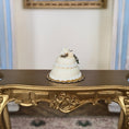 Load image into Gallery viewer, Miniature Dollhouse Romantic Berries & Ivy Tiered Wedding Cake Artisan Clay 1:12
