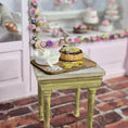 Load image into Gallery viewer, Chocolate And Lemon Tart Baking Board Diorama IGMA Signed Portugal Miniature Dollhouse
