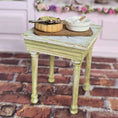 Load image into Gallery viewer, Chocolate And Lemon Tart Baking Board Diorama IGMA Signed Portugal Miniature Dollhouse
