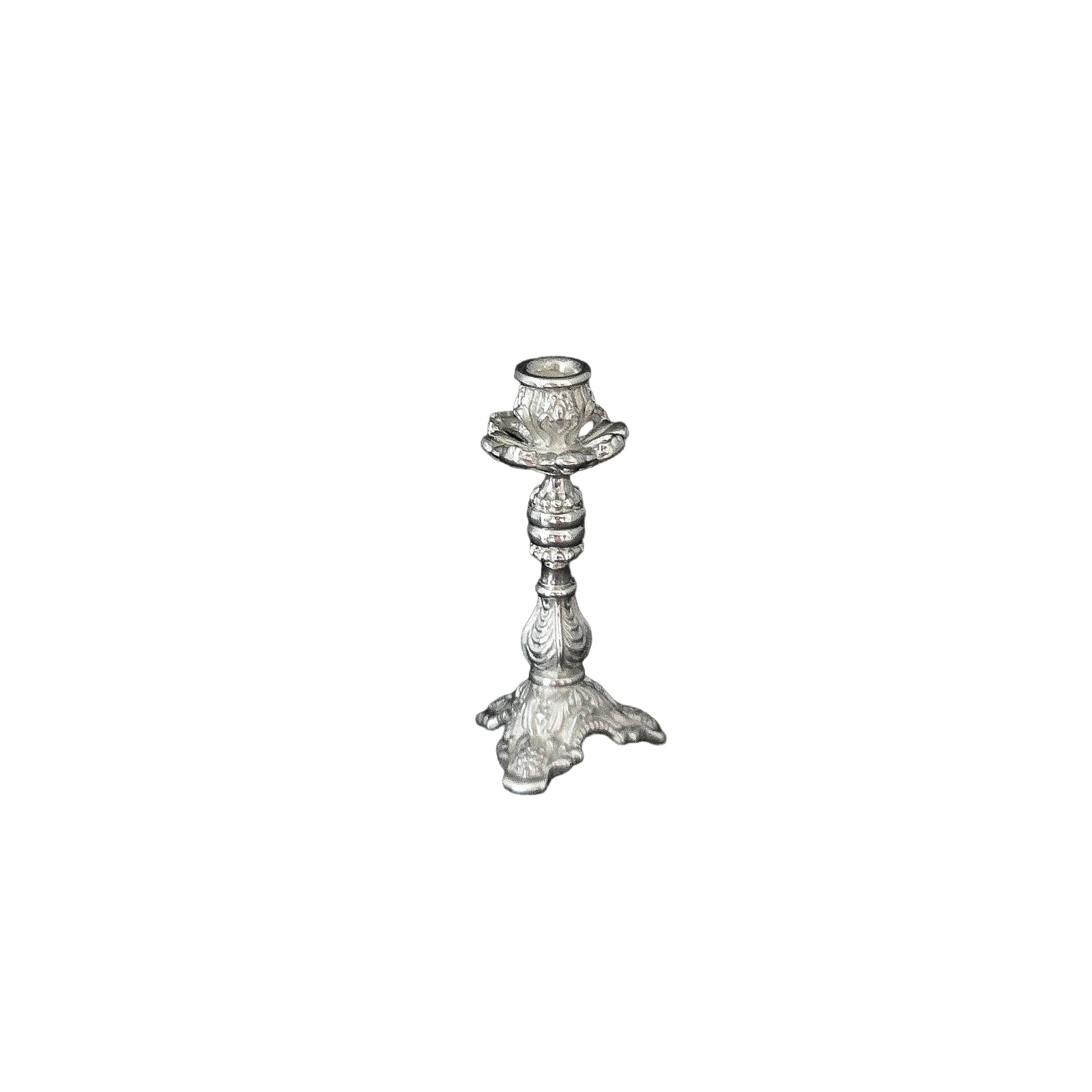 Miniature Dollhouse Dimitri Shevchenko IGMA Sterling Silver Candlestick 1:12