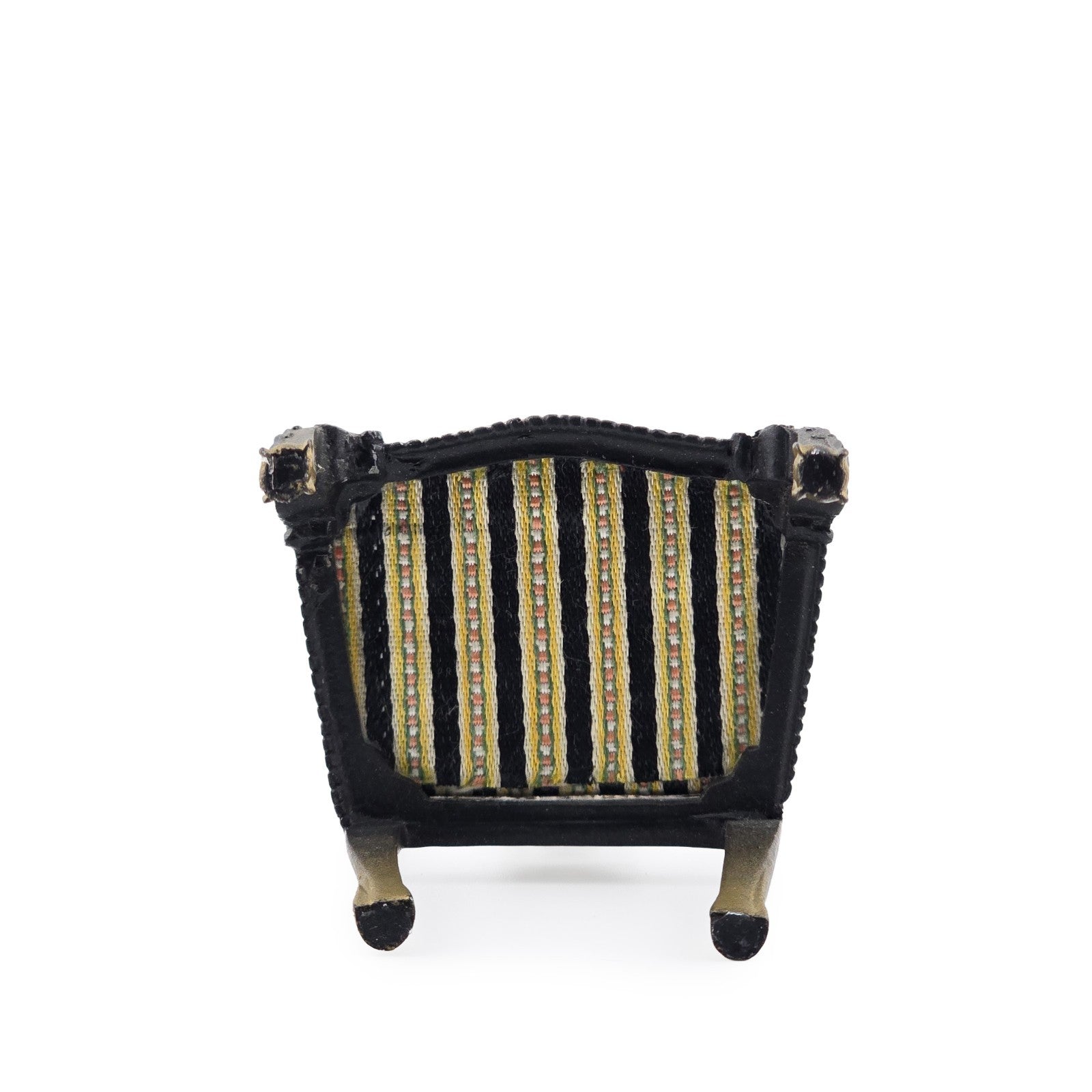 Chippendale-Style Ribbon-Back Side Chair with Silk Upholstered Seat